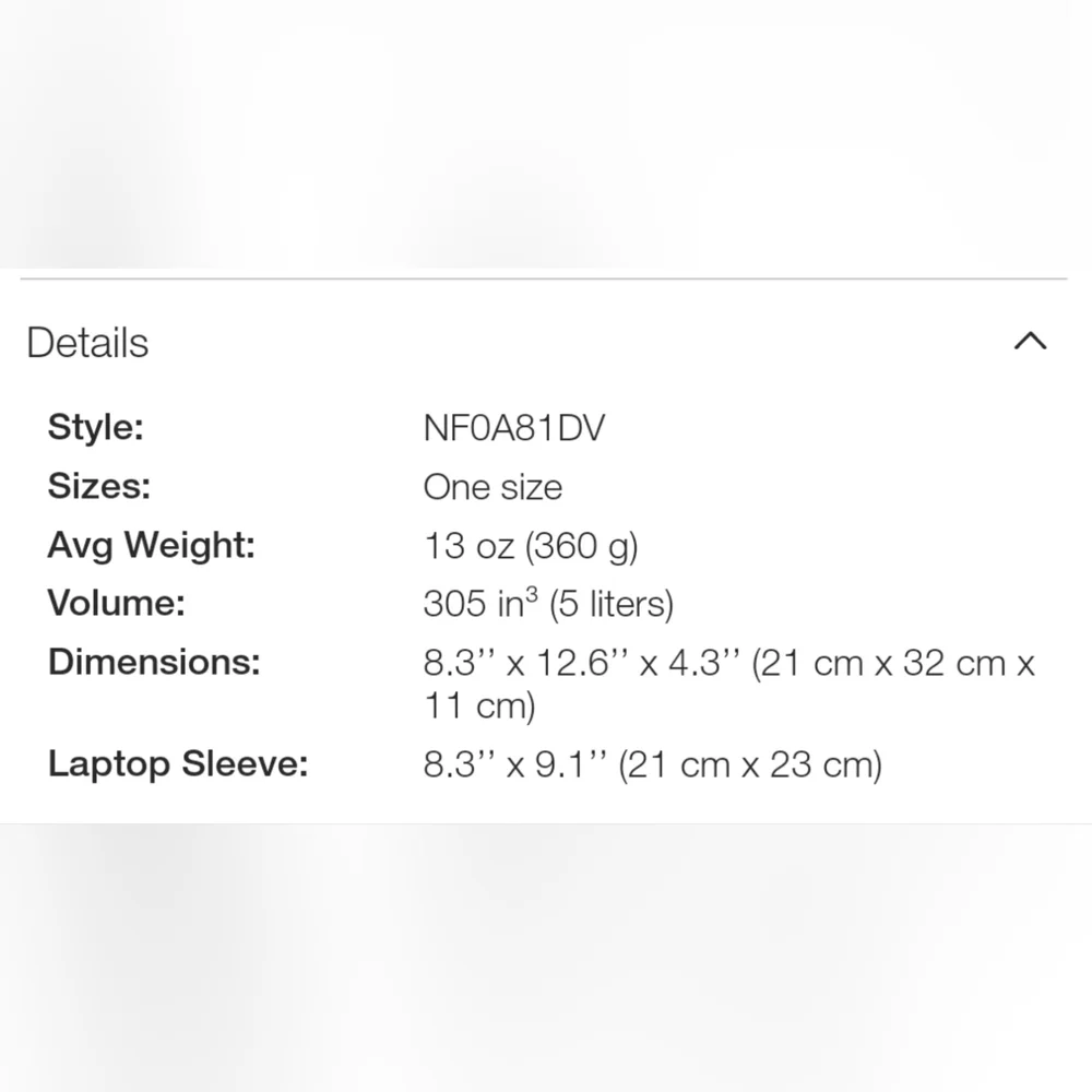 (354) THE NORTH FACE Never Stop Mini Backpack